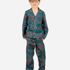 Boys' Long Pyjamas Set - Octopus Pink