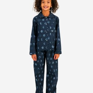 Girls' Long Pyjamas Set - Moons