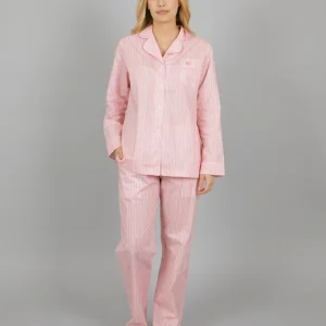 Pink Stripe Pyjamas - Shaky Pink